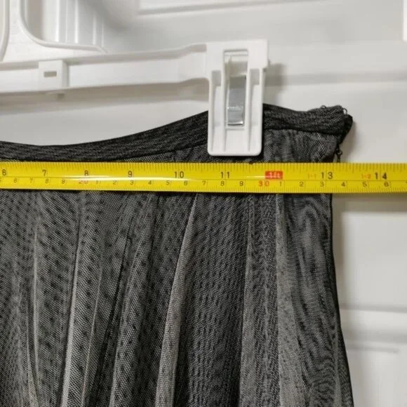 Alexia Admor New York Long Full Length Whimsy Glam Grunge Tulle Skirt in Black - Picture 7 of 13